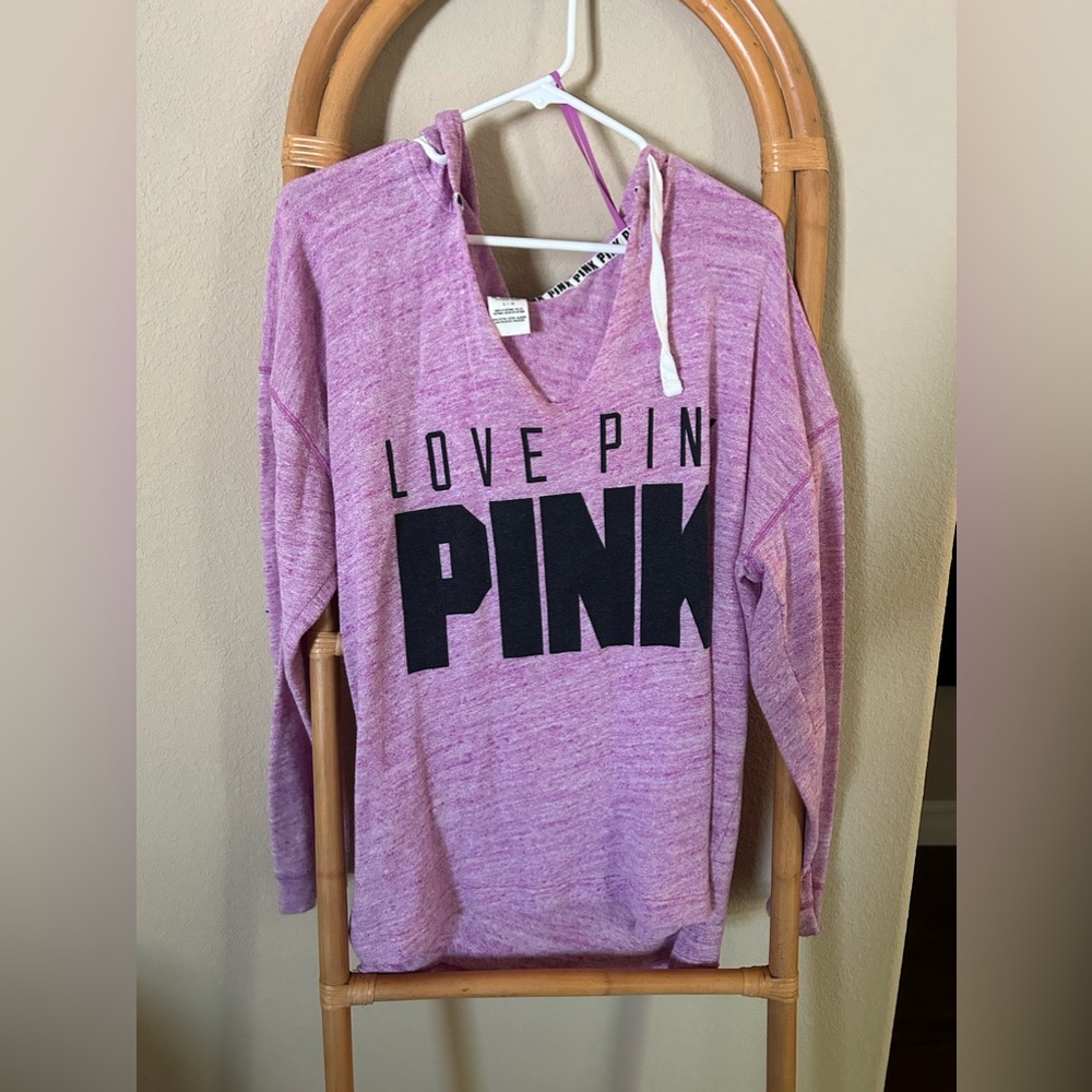Pink long sleeve sweater